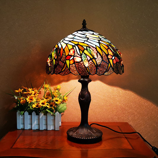 Tiffany Style Wheat 12 Inches Table Lamp Stained Glass WT022415