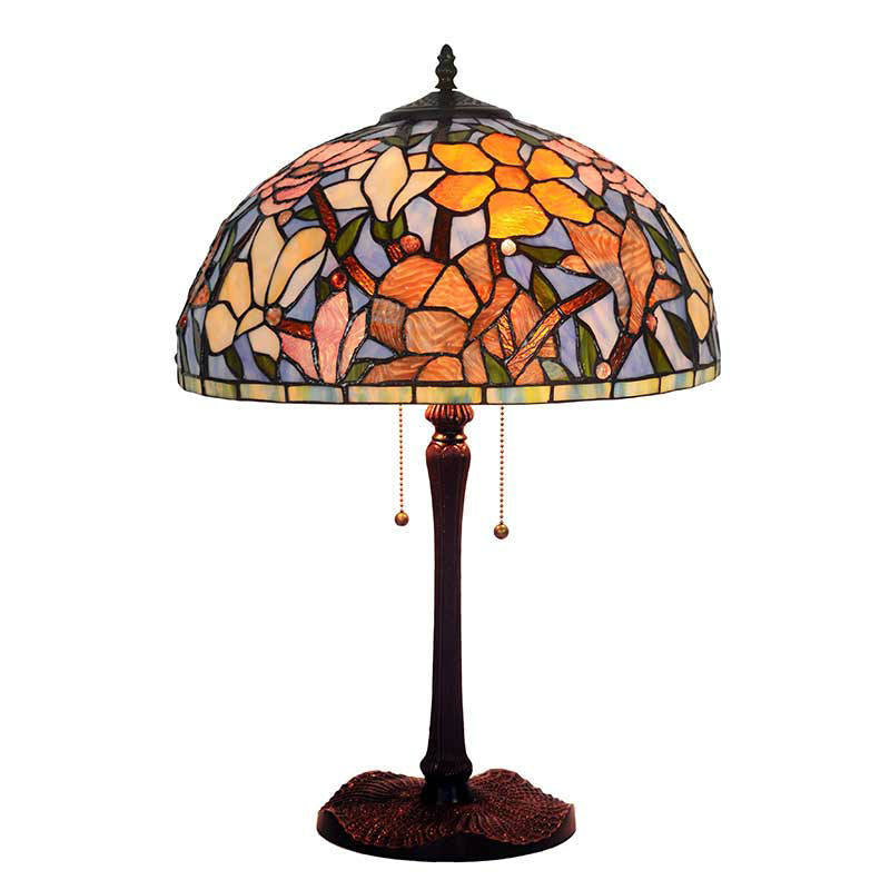 Tiffany Style Lotus 16 Inches Table Lamp Stained Glass LT030102