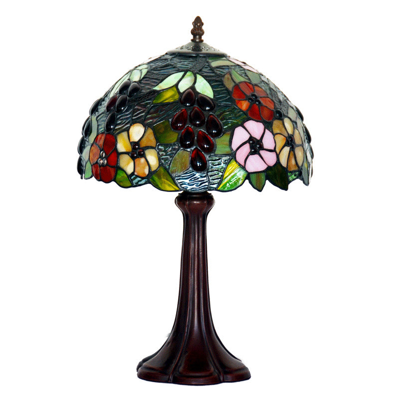 Tiffany Style Grape 12 Inches Table Lamp Stained Glass GT022412