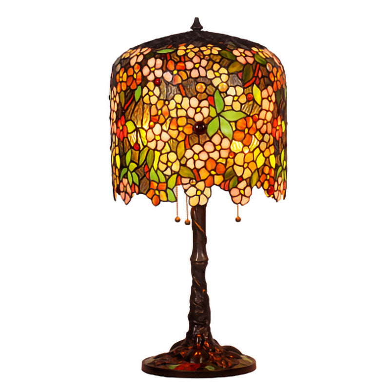 Tiffany Style Grape 14 Inches Table Lamp Stained Glass RT0222511