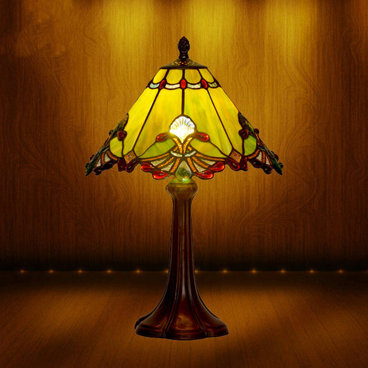 Tiffany Style Baroque 12 Inches Table Lamp Stained Glass BT022418