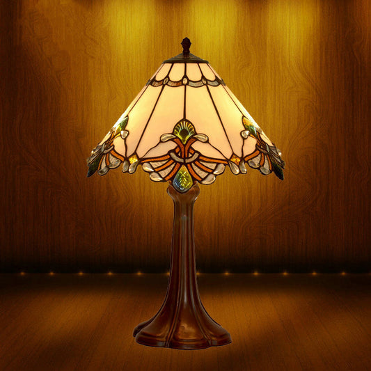 Tiffany Style Baroque 12 Inches Table Lamp Stained Glass BT022418