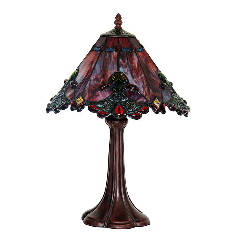 Tiffany Style Baroque 12 Inches Table Lamp Stained Glass BT022418