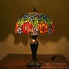 Tiffany Style Rose 16 Inches Table Lamp Stained Glass RT0222507