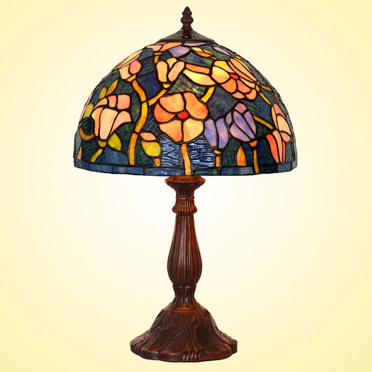 Tiffany Style Flower 12 Inches Table Lamp Stained Glass FT022413