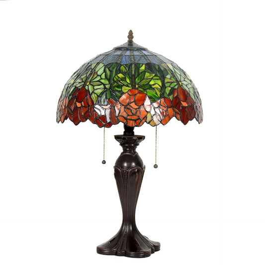 Tiffany Style Rose 16 Inches Table Lamp Stained Glass RT022805