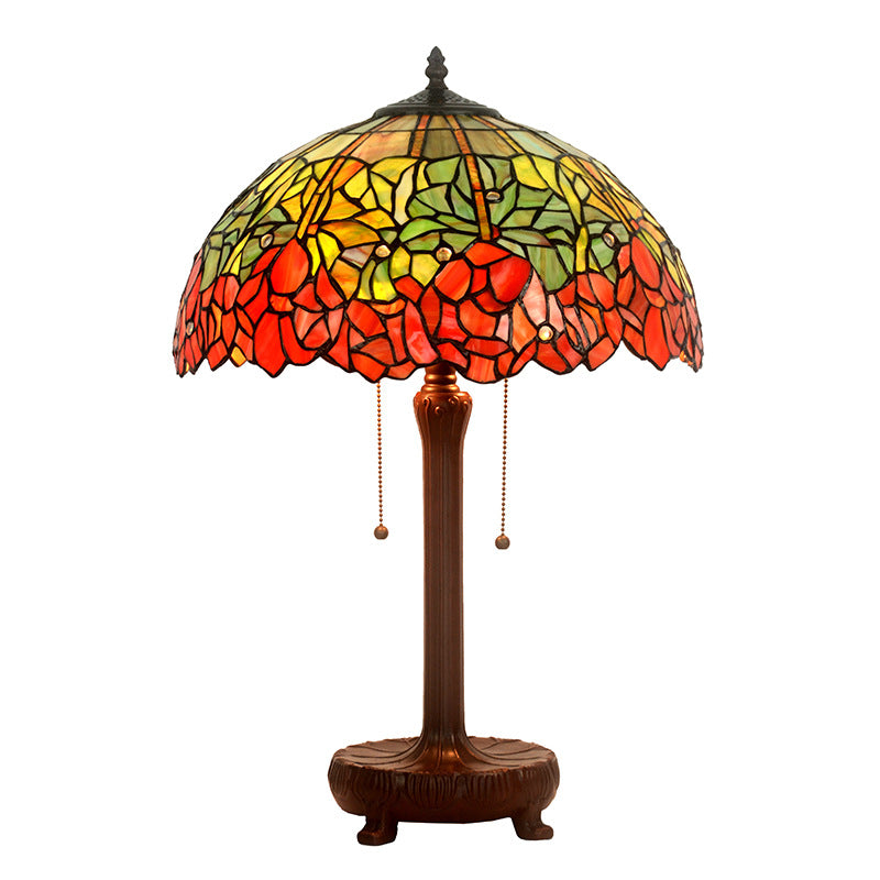 Tiffany Style Rose 16 Inches Table Lamp Stained Glass RT022805