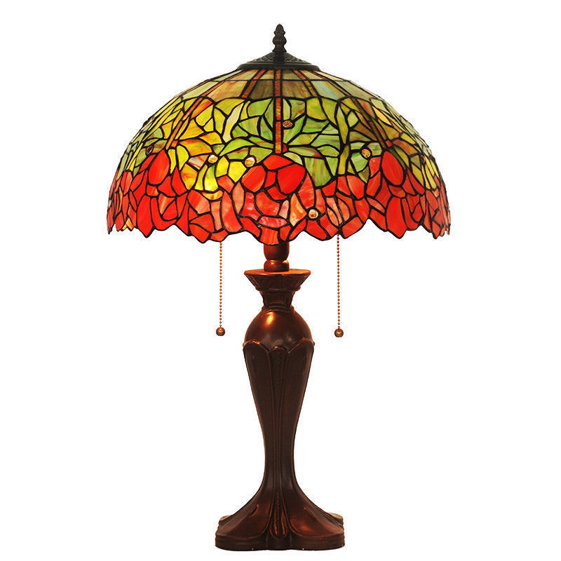 Tiffany Style Rose 16 Inches Table Lamp Stained Glass RT022805