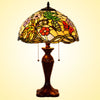 Tiffany Style Rose 16 Inches Table Lamp Stained Glass RT0222512