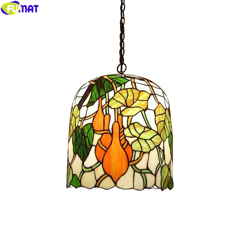 Tiffany Style Fruits 6-10 Inches Pendant Lamp Stained Glass FP021709