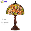 Tiffany Style Rose 12 Inches Table Lamp Stained Glass RT022407