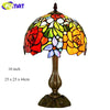 Tiffany Style Rose 12 Inches Table Lamp Stained Glass RT022407