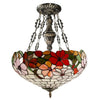 Tiffany Style Camellia 16-20 Inches Ceiling Lamp Stained Glass CC021503