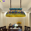 Tiffany Style Rose 16 Inches Pendant Lamp Stained Glass RP021610