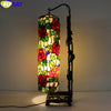 Tiffany Style Rose Grape 8 Inches Floor Lamp Stained Glass RGF021116