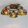 FUMAT Dragonfly Rose Ceiling Lamp 18 Inches DRC010448