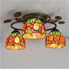 FUMAT Dragonfly Rose Ceiling Lamp 18 Inches DRC010448