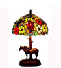 Tiffany Style Rose 12 Inches Table Lamp Stained Glass RT022502