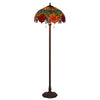 Tiffany Style Rose 18 Inches Floor Lamp Stained Glass RF021624