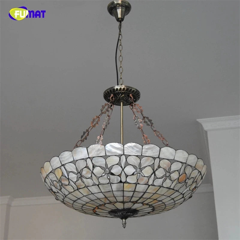 Tiffany Style Modern 24 Inches Pendant Lamp Stained Glass MP021703