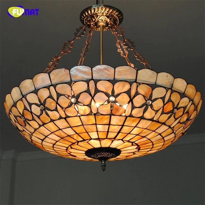 Tiffany Style Modern 24 Inches Pendant Lamp Stained Glass MP021703