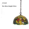 Tiffany Style Grape 8-17 Inches Pendant Lamp Stained Glass GP021716