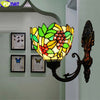 Tiffany Style Grape 7-14 Inches Wall Lamp Stained Glass GW021622