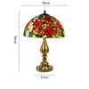 FUMAT Red Rose Wisteria Table Lamp 16 Inches RWT010464