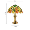 FUMAT Red Rose Wisteria Table Lamp 16 Inches RWT010464