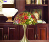 FUMAT Red Rose Wisteria Table Lamp 16 Inches RWT010464