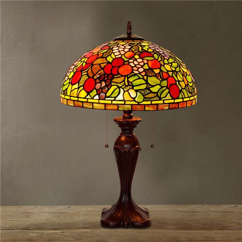 Tiffany Style Flower 16 Inches Table Lamp Stained Glass FT022516