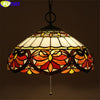 Tiffany Style Grape 16 Inches Ceiling Lamp Stained Glass GC021310