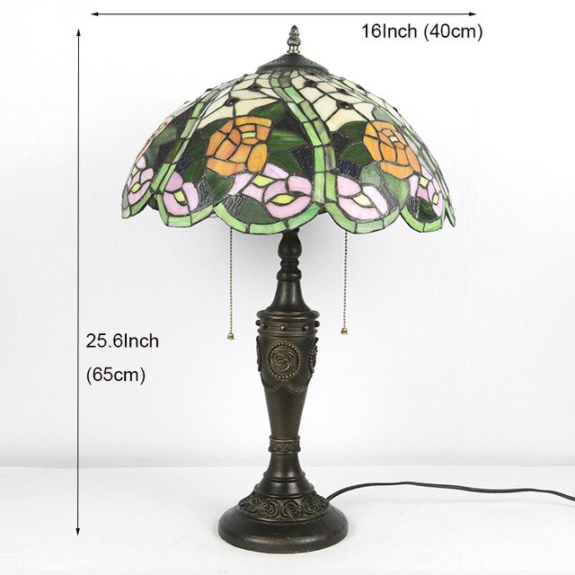 Tiffany Style Dragonfly 16 Inches Table Lamp Stained Glass DT021626