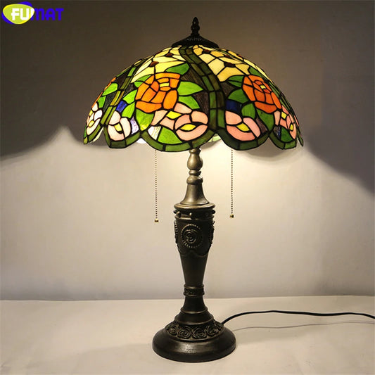 Tiffany Style Dragonfly 16 Inches Table Lamp Stained Glass DT021626