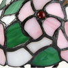 Tiffany Style Pink Rose 5 Inches Table Lamp Stained Glass PR022311