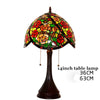 Tiffany Style Rose 14 Inches Table Lamp Stained Glass RT0222505