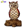 Tiffany Style Owl 5 Inches Table Lamp Stained Glass OT022305