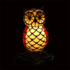 Tiffany Style Owl 5 Inches Table Lamp Stained Glass OT022305