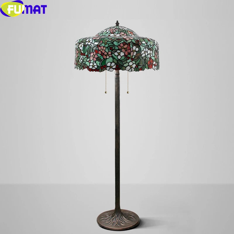 Tiffany Style Werteria 22 Inches Floor Lamp Stained Glass WF021516