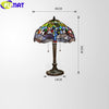 Tiffany Style Dragonfly 16 Inches Table Lamp Stained Glass DT021607