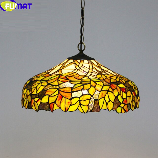 Tiffany Style Dragonfly 16 Inches Ceiling Lamp Stained Glass DC021414