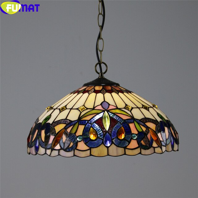 Tiffany Style Dragonfly 16 Inches Ceiling Lamp Stained Glass DC021414