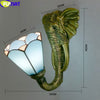 Tiffany Style Sunflower 5 Inches Wall Lamp Stained Glass SW021408