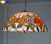 Tiffany Style Rose 12-20 Inches Ceiling Lamp Stained Glass RC021404