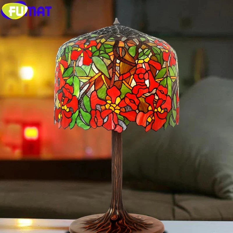 Tiffany Style Garden 18 Inches Table Lamp Stained Glass GT030112