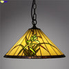 Tiffany Style Rose 16 Inches Pendant Lamp Stained Glass RP022212