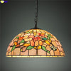 Tiffany Style Rose 16 Inches Pendant Lamp Stained Glass RP022212