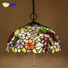 Tiffany Style Flower 12-16 Inches Pendant Lamp Stained Glass FP021701