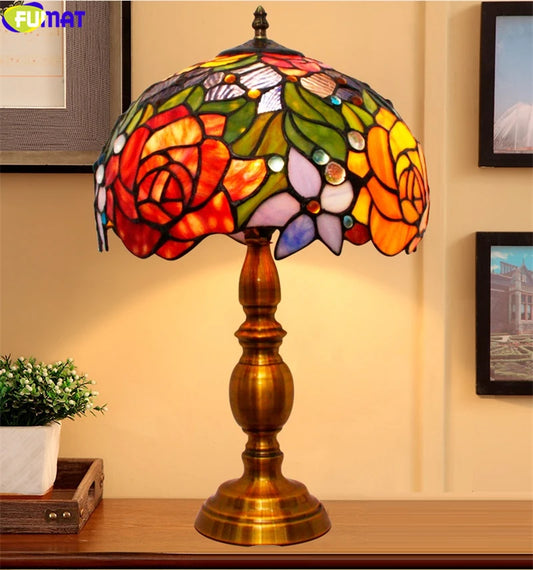 FUMAT Rose Table Lamp 12 Inches RT010541