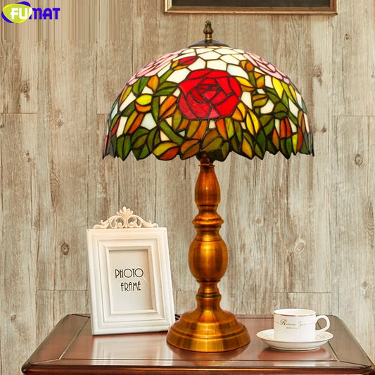 FUMAT Rose Table Lamp 12 Inches RT010542